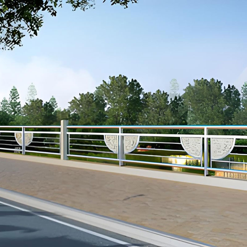 Rekkverk i imitert steinbro